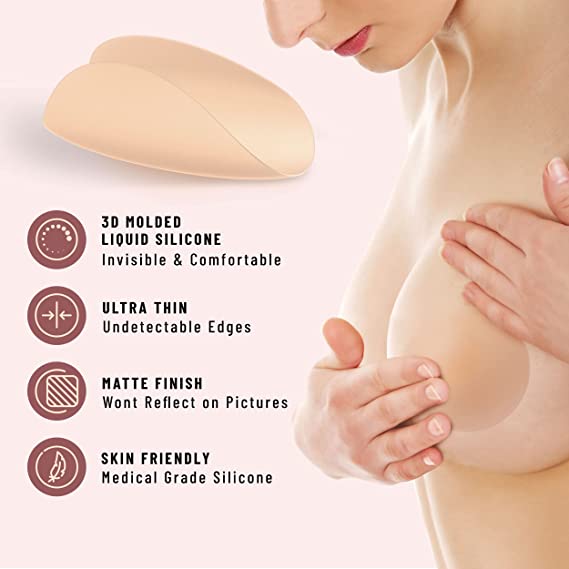 Busties Nipple Covers (2-Pairs, Reusable)